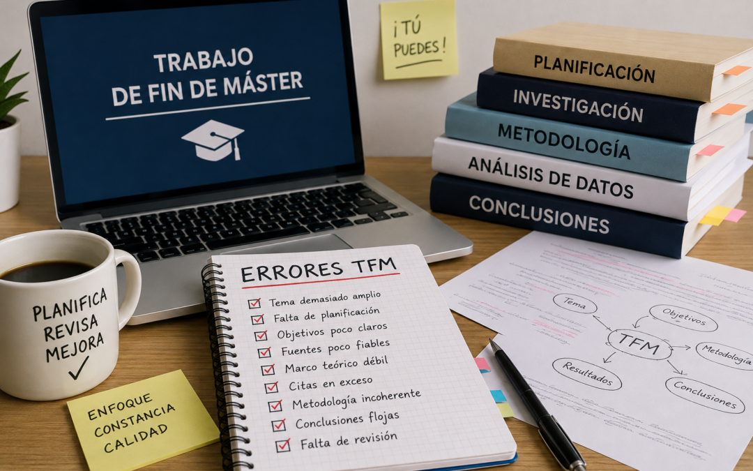 Errores al hacer un Trabajo de Fin de Máster y cómo evitarlos